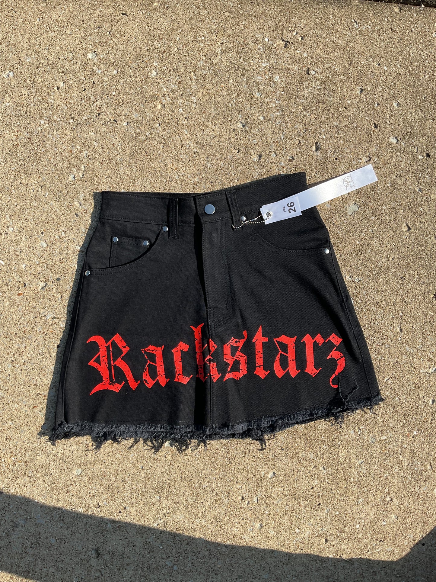 Black N Red Skirt