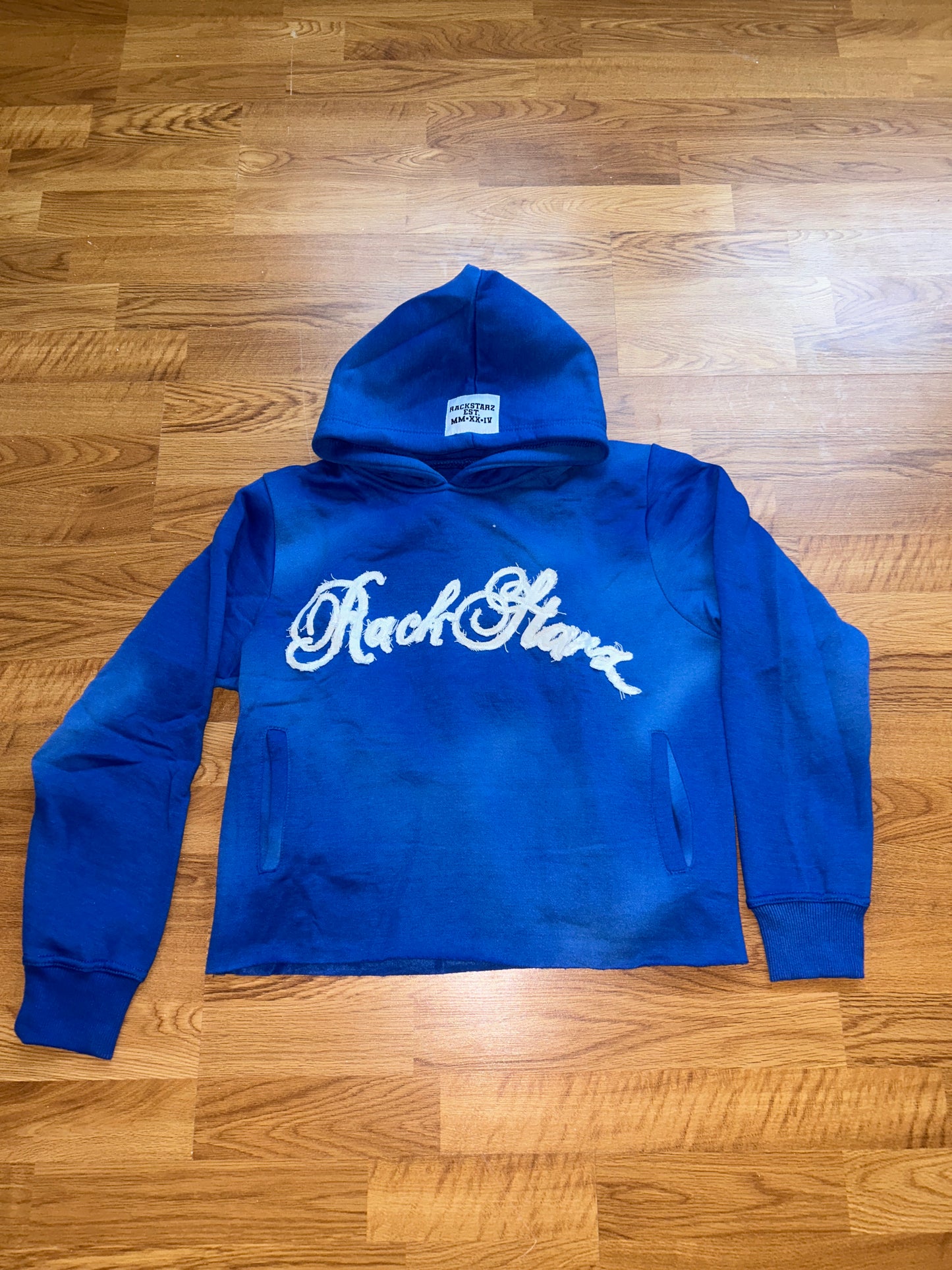 Blue “In Racks We Trust” Hoodie