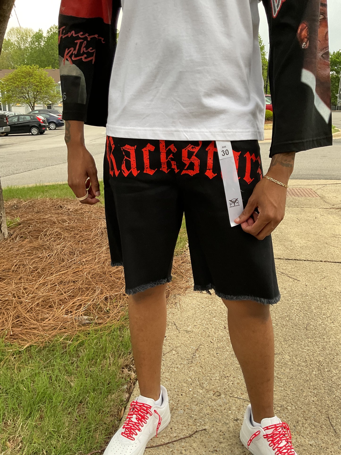 Black N Red Jort