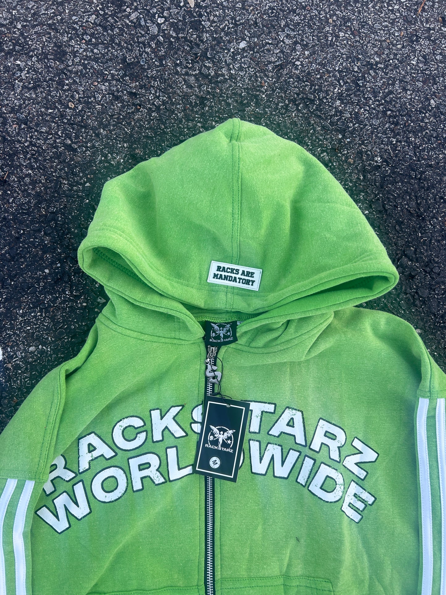 “Racks Are Mandatory” Striped SweatSuit