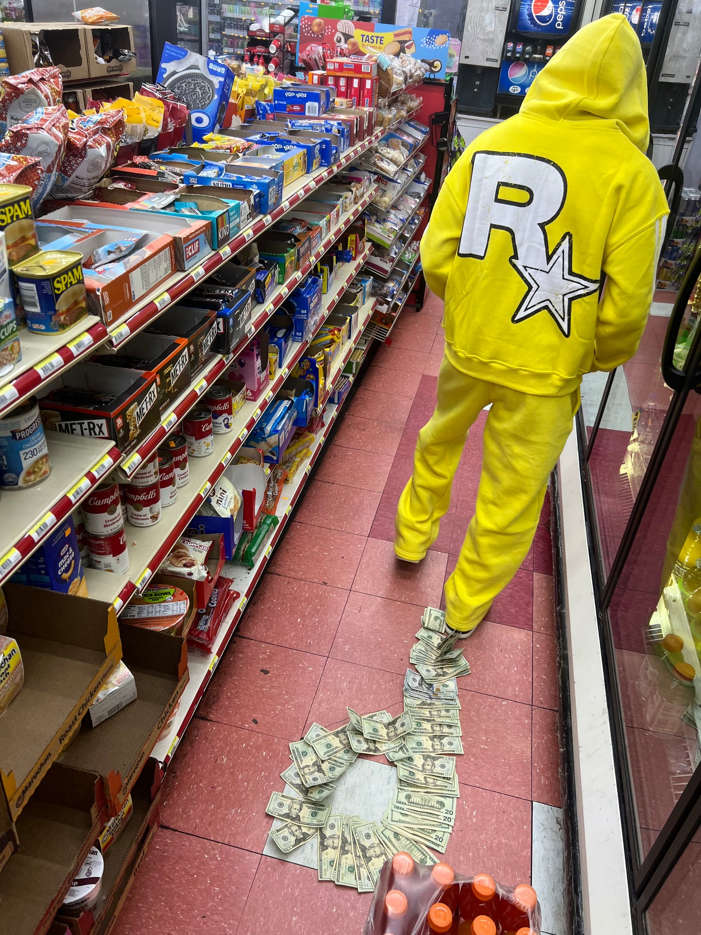“Racks Are Mandatory” Striped SweatSuit