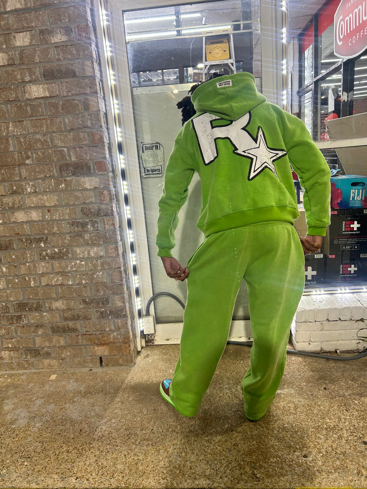 “Racks Are Mandatory” Striped SweatSuit