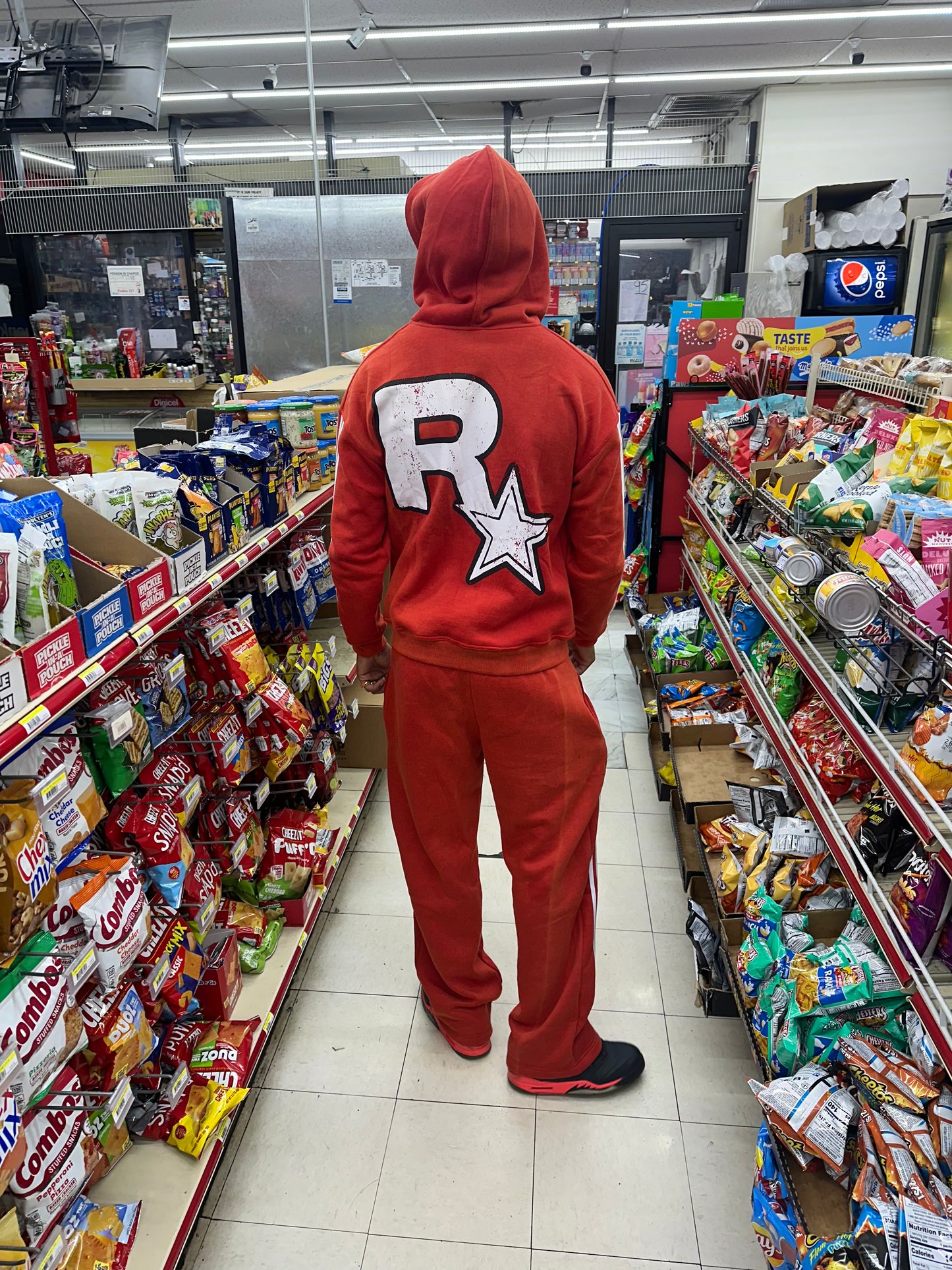 “Racks Are Mandatory” Striped SweatSuit