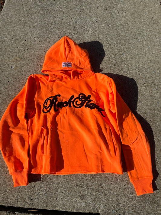 Orange “ In Racks We Trust” Hoodie