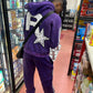 “Racks Are Mandatory” Striped SweatSuit