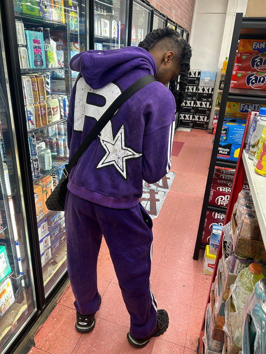 “Racks Are Mandatory” Striped SweatSuit