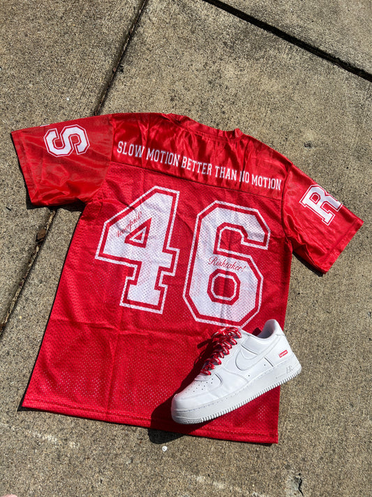 Red " In Racks We Trust " Jesery