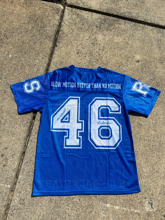 Blue " In Racks We Trust " Jesery